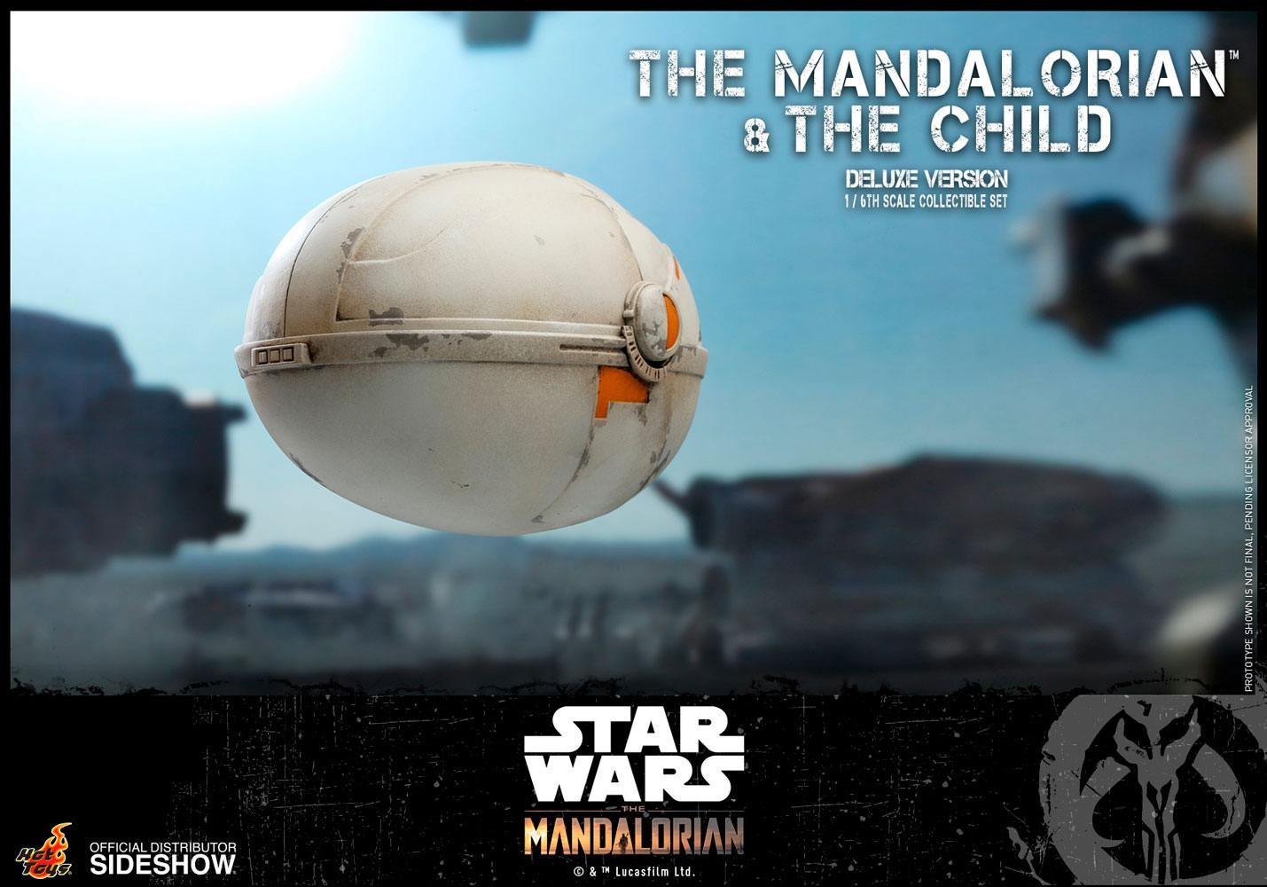 THE MANDALORIAN & THE CHILD DELUXE (PACK DE 2 FIGURAS) - STAR WARS THE MANDALORIAN - 1/6 30 CM - HOT TOYS - Imagen 23