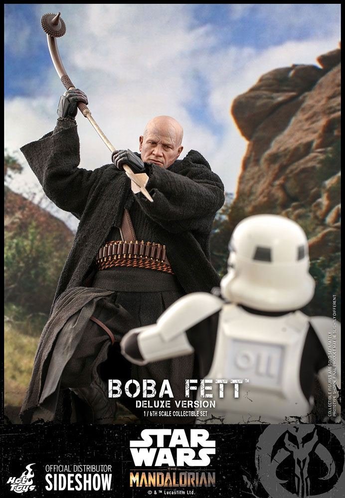 THE MANDALORIAN PACK DE 2 FIGURAS BOBA FETT DELUXE - STAR WARS - 1/6 - HOT TOYS - Imagen 6