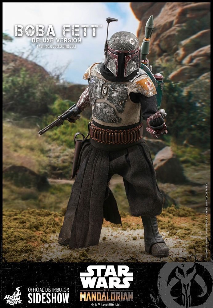 THE MANDALORIAN PACK DE 2 FIGURAS BOBA FETT DELUXE - STAR WARS - 1/6 - HOT TOYS - Imagen 9