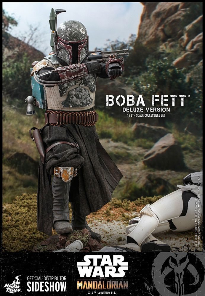 THE MANDALORIAN PACK DE 2 FIGURAS BOBA FETT DELUXE - STAR WARS - 1/6 - HOT TOYS - Imagen 10
