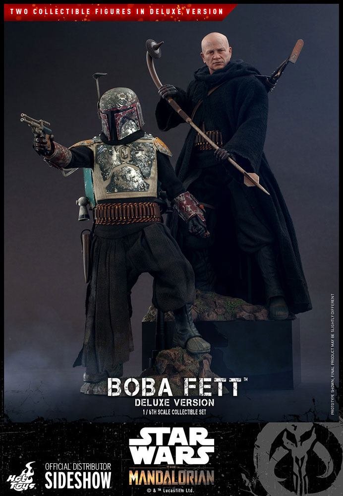 THE MANDALORIAN PACK DE 2 FIGURAS BOBA FETT DELUXE - STAR WARS - 1/6 - HOT TOYS - Imagen 11