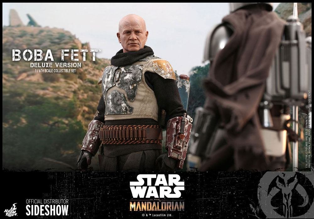 THE MANDALORIAN PACK DE 2 FIGURAS BOBA FETT DELUXE - STAR WARS - 1/6 - HOT TOYS - Imagen 13