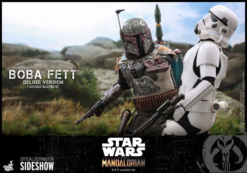 THE MANDALORIAN PACK DE 2 FIGURAS BOBA FETT DELUXE - STAR WARS - 1/6 - HOT TOYS - Imagen 18