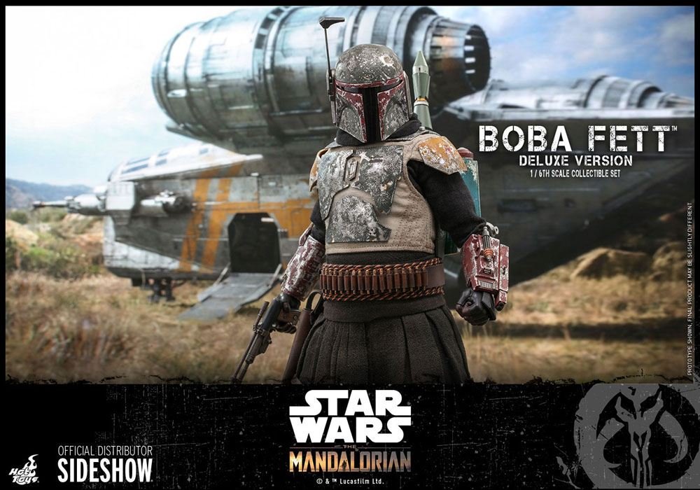 THE MANDALORIAN PACK DE 2 FIGURAS BOBA FETT DELUXE - STAR WARS - 1/6 - HOT TOYS - Imagen 19