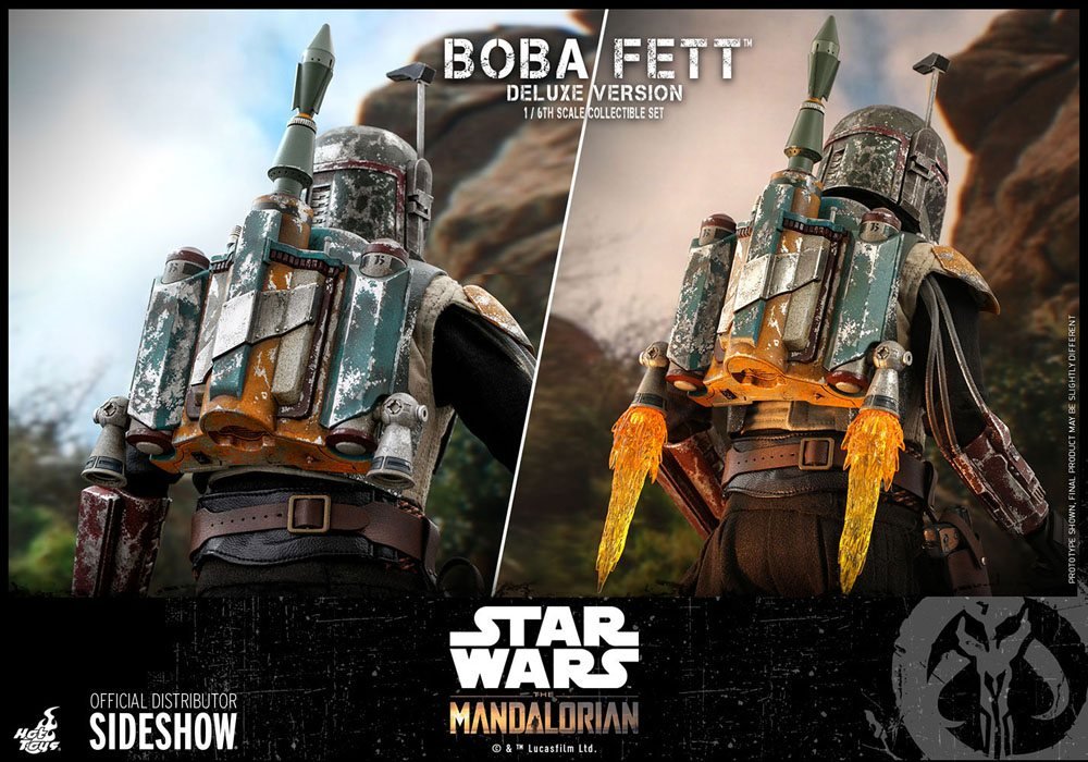 THE MANDALORIAN PACK DE 2 FIGURAS BOBA FETT DELUXE - STAR WARS - 1/6 - HOT TOYS - Imagen 24