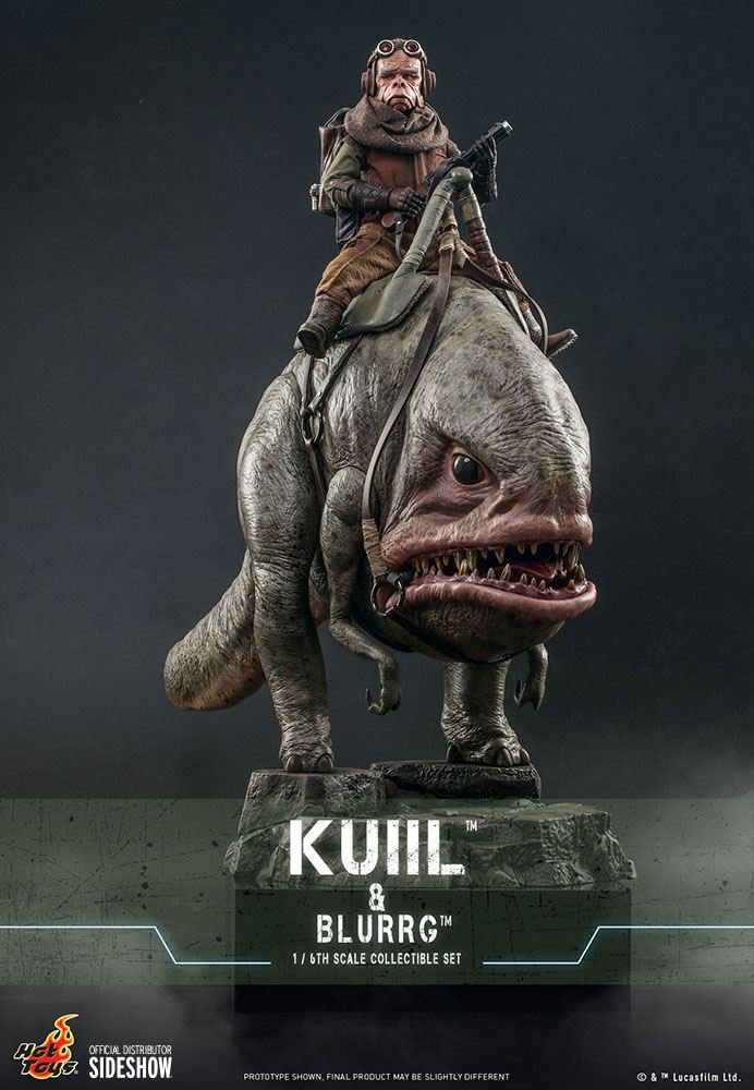 THE MANDALORIAN PACK DE 2 FIGURAS KUIIL & BLURRG - STAR WARS - 1/6 - HOT TOYS - Imagen 2