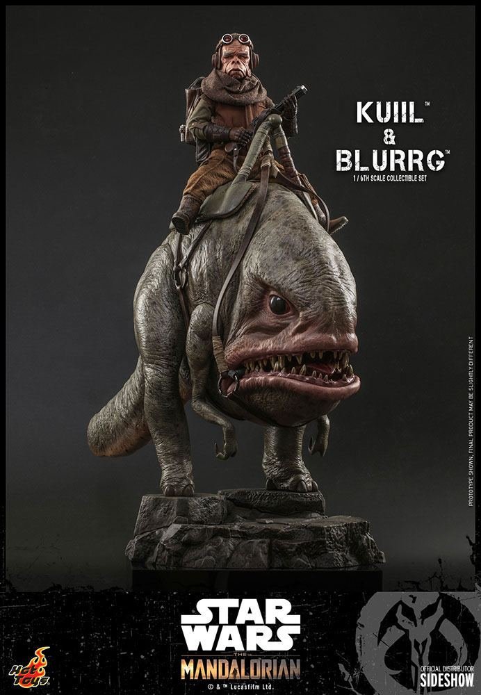 THE MANDALORIAN PACK DE 2 FIGURAS KUIIL & BLURRG - STAR WARS - 1/6 - HOT TOYS - Imagen 3