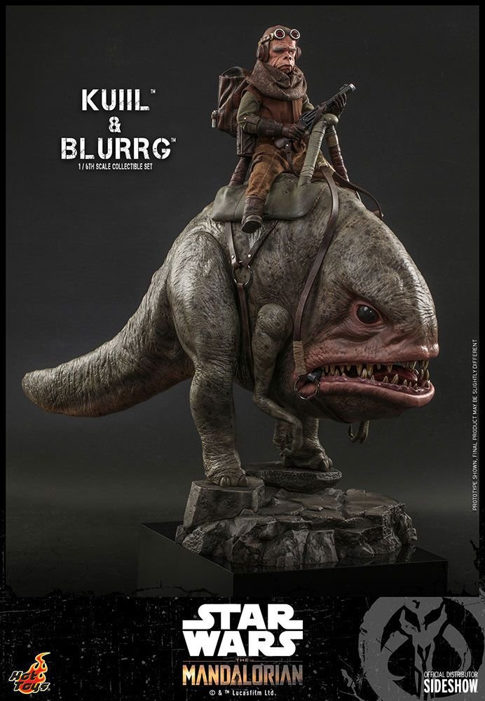THE MANDALORIAN PACK DE 2 FIGURAS KUIIL & BLURRG - STAR WARS - 1/6 - HOT TOYS - Imagen 4
