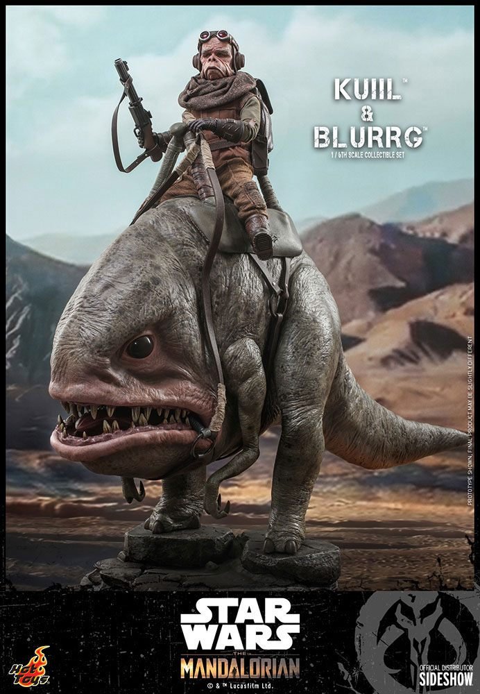 THE MANDALORIAN PACK DE 2 FIGURAS KUIIL & BLURRG - STAR WARS - 1/6 - HOT TOYS - Imagen 5