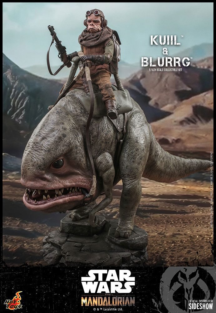 THE MANDALORIAN PACK DE 2 FIGURAS KUIIL & BLURRG - STAR WARS - 1/6 - HOT TOYS - Imagen 6