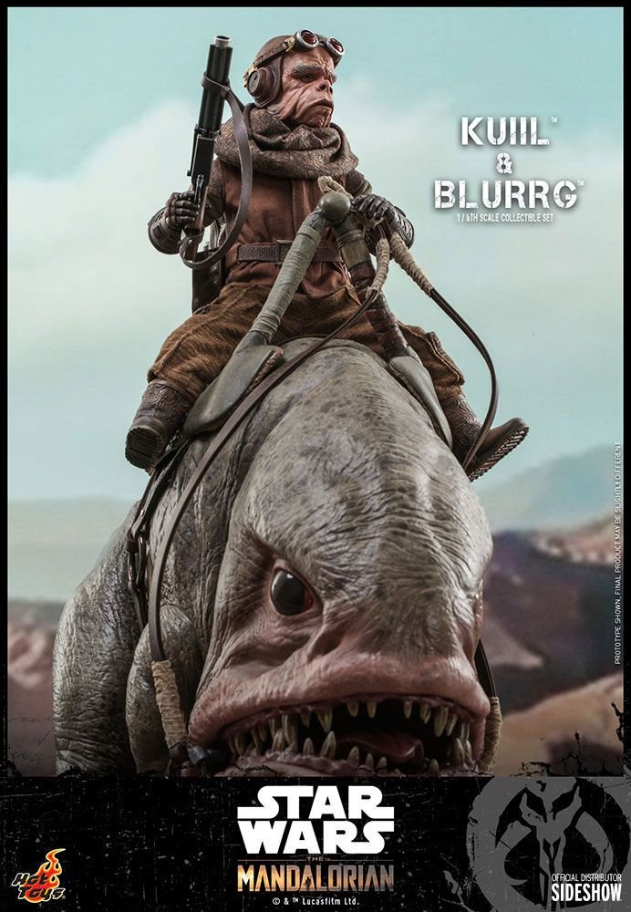 THE MANDALORIAN PACK DE 2 FIGURAS KUIIL & BLURRG - STAR WARS - 1/6 - HOT TOYS - Imagen 7