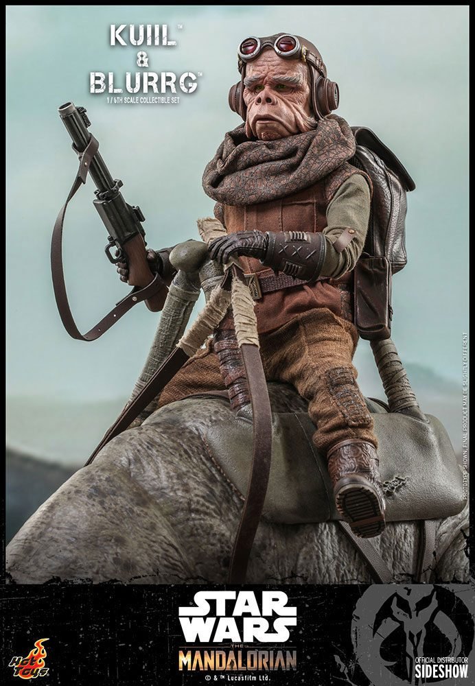 THE MANDALORIAN PACK DE 2 FIGURAS KUIIL & BLURRG - STAR WARS - 1/6 - HOT TOYS - Imagen 9