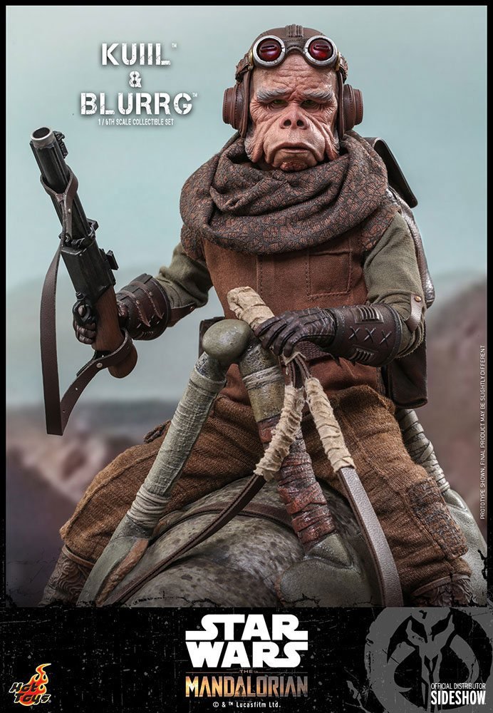 THE MANDALORIAN PACK DE 2 FIGURAS KUIIL & BLURRG - STAR WARS - 1/6 - HOT TOYS - Imagen 10