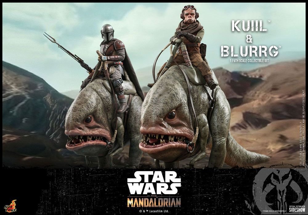 THE MANDALORIAN PACK DE 2 FIGURAS KUIIL & BLURRG - STAR WARS - 1/6 - HOT TOYS - Imagen 14
