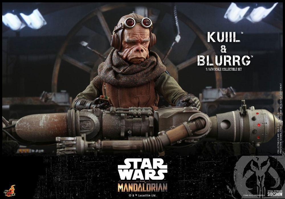 THE MANDALORIAN PACK DE 2 FIGURAS KUIIL & BLURRG - STAR WARS - 1/6 - HOT TOYS - Imagen 16