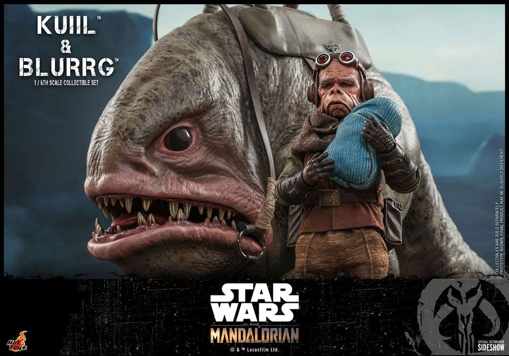 THE MANDALORIAN PACK DE 2 FIGURAS KUIIL & BLURRG - STAR WARS - 1/6 - HOT TOYS - Imagen 17