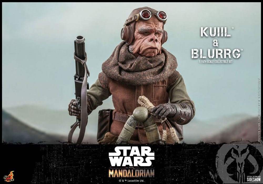 THE MANDALORIAN PACK DE 2 FIGURAS KUIIL & BLURRG - STAR WARS - 1/6 - HOT TOYS - Imagen 18