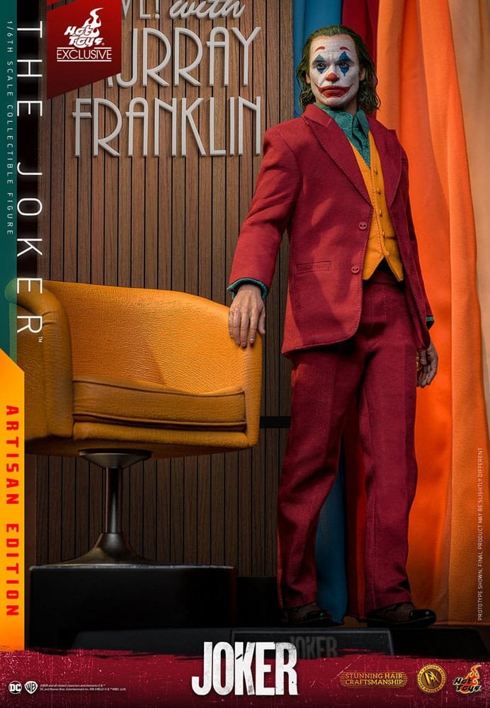 JOKER THE JOKER ARTISAN EDITION - DC COMICS - MOVIE MASTERPIECE - HOT TOYS - Imagen 12