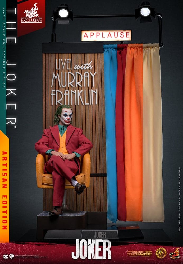 JOKER THE JOKER ARTISAN EDITION - DC COMICS - MOVIE MASTERPIECE - HOT TOYS - Imagen 14