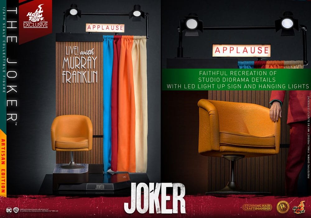 JOKER THE JOKER ARTISAN EDITION - DC COMICS - MOVIE MASTERPIECE - HOT TOYS - Imagen 21