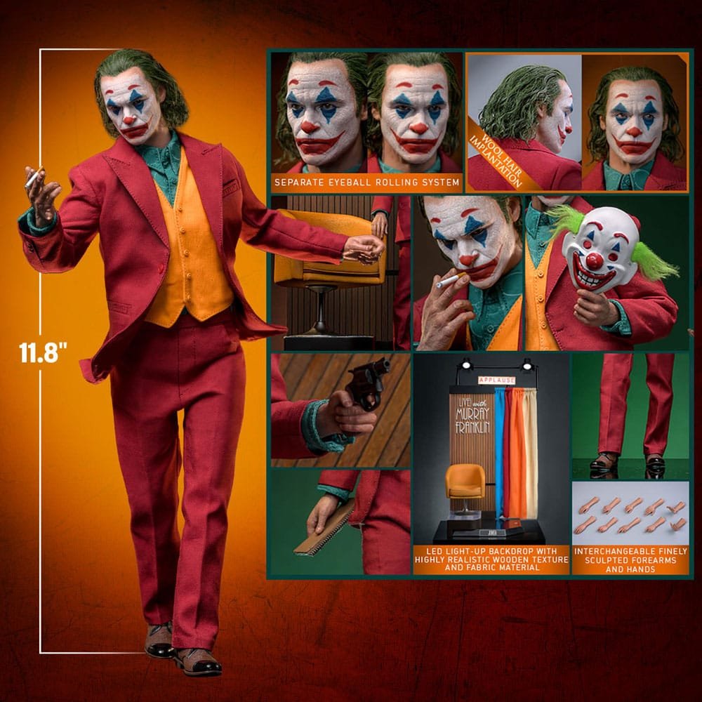 JOKER THE JOKER ARTISAN EDITION - DC COMICS - MOVIE MASTERPIECE - HOT TOYS - Imagen 23