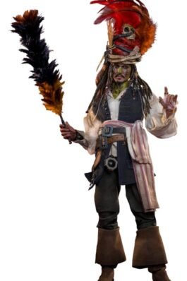 EL COFRE DEL HOMBRE MUERTO DX PELEGOSTOS CHIEF JACK SPARROW – PIRATAS DEL CARIBE – 1/6 – HOT TOYS