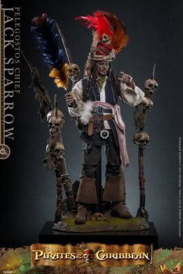 EL COFRE DEL HOMBRE MUERTO DX PELEGOSTOS CHIEF JACK SPARROW – PIRATAS DEL CARIBE – 1/6 – HOT TOYS
