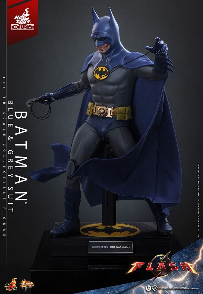 THE FLASH BATMAN (BLUE & GREY SUIT) LIMITED EDITION EXCLUSIVE - DC COMICS - MOVIE MASTERPIECE 1/6 - HOT TOYS - Imagen 3