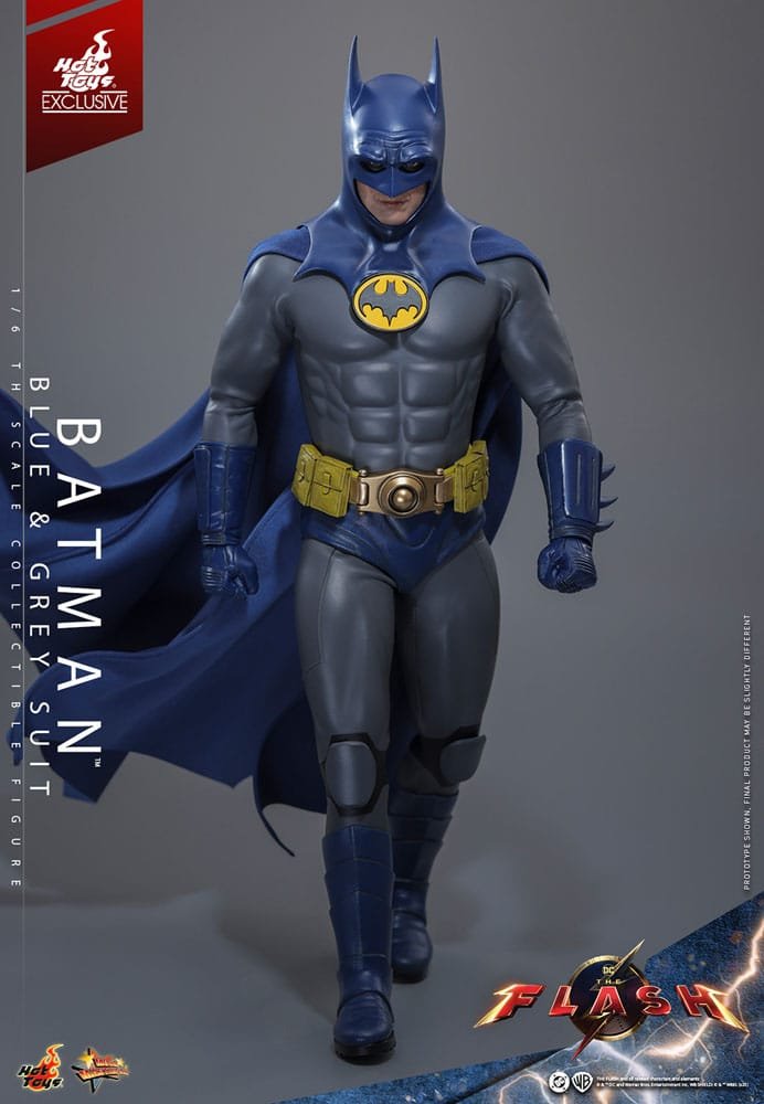 THE FLASH BATMAN (BLUE & GREY SUIT) LIMITED EDITION EXCLUSIVE - DC COMICS - MOVIE MASTERPIECE 1/6 - HOT TOYS - Imagen 9