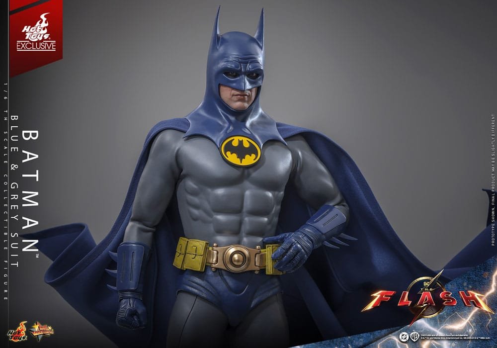 THE FLASH BATMAN (BLUE & GREY SUIT) LIMITED EDITION EXCLUSIVE - DC COMICS - MOVIE MASTERPIECE 1/6 - HOT TOYS - Imagen 12