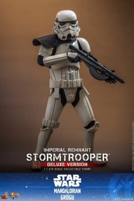 THE MANDALORIAN & GROGU IMPERIAL REMNANT STORMTROOPER (DELUXE VERSION) – STAR WARS – MOVIE MASTERPIECE – HOT TOYS