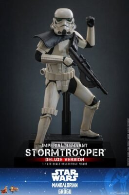 THE MANDALORIAN & GROGU IMPERIAL REMNANT STORMTROOPER (DELUXE VERSION) – STAR WARS – MOVIE MASTERPIECE – HOT TOYS