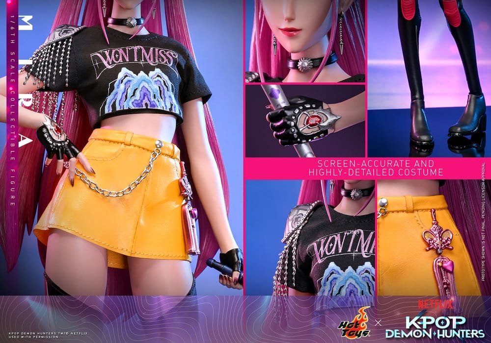 KPOP DEMON HUNTERS MIRA - LAS GUERRERAS K-POP - FIGURA 1/6 - HOT TOYS - Imagen 21