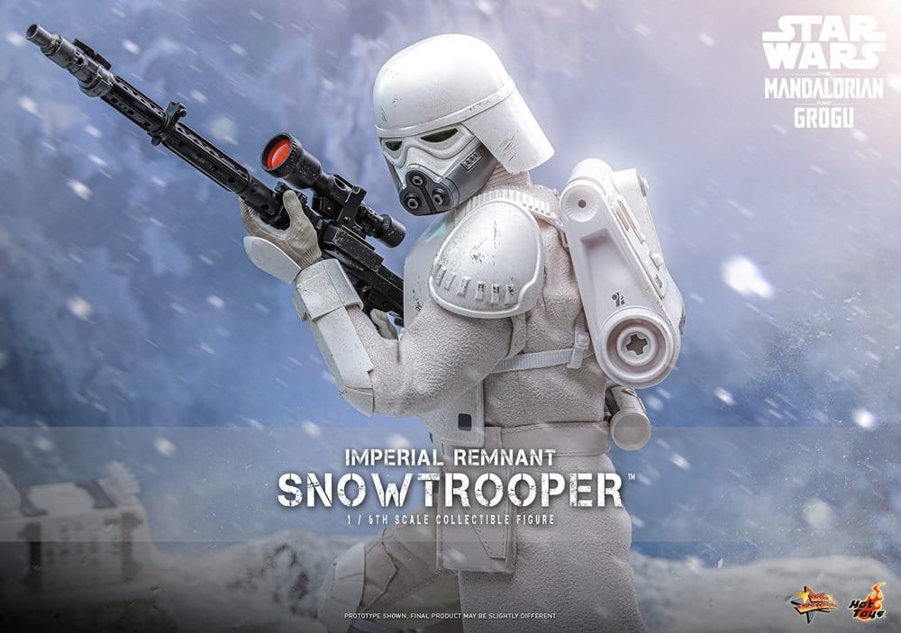THE MANDALORIAN & GROGU IMPERIAL REMNANT SNOWTROOPER - STAR WARS - MOVIE MASTERPIECE - HOT TOYS - Imagen 2