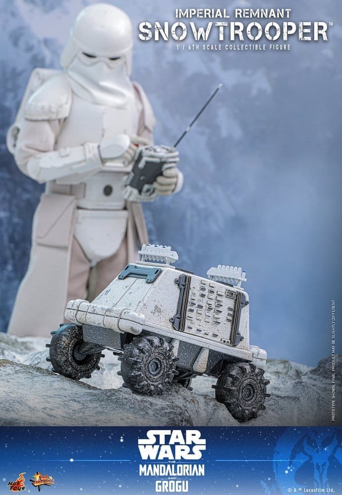 THE MANDALORIAN & GROGU IMPERIAL REMNANT SNOWTROOPER - STAR WARS - MOVIE MASTERPIECE - HOT TOYS - Imagen 5