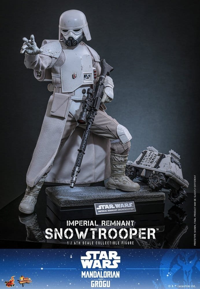 THE MANDALORIAN & GROGU IMPERIAL REMNANT SNOWTROOPER - STAR WARS - MOVIE MASTERPIECE - HOT TOYS - Imagen 10
