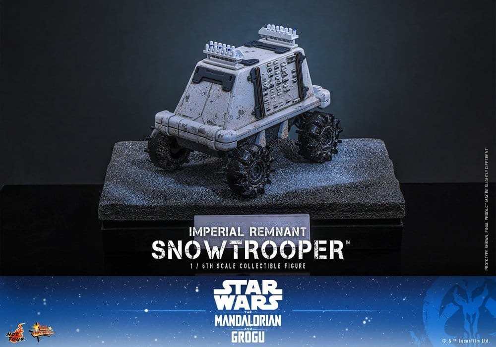 THE MANDALORIAN & GROGU IMPERIAL REMNANT SNOWTROOPER - STAR WARS - MOVIE MASTERPIECE - HOT TOYS - Imagen 12