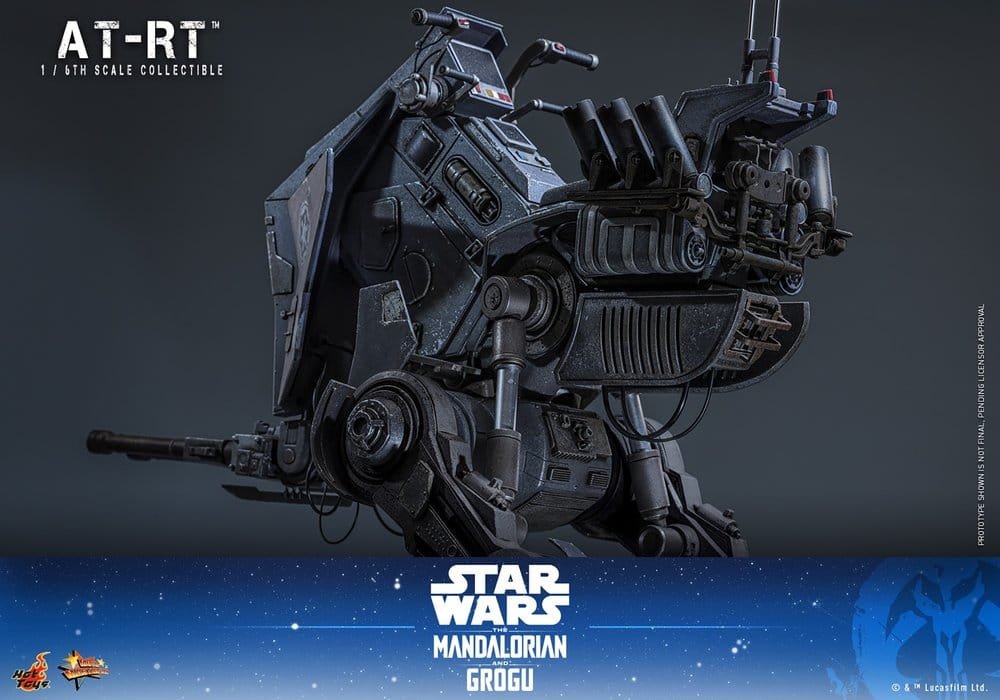 THE MANDALORIAN & GROGU SET DE FIGURAS IMPERIAL REMNANT AT-RT DRIVER & AT-RT - STAR WARS - MOVIE MASTERPIECE - HOT TOYS - Imagen 5