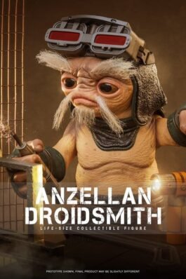 STAR WARS: THE MANDALORIAN & GROGU A ESCALA REAL ANZELLAN DROIDSMITH – DISNEY – 1/1 – HOT TOYS
