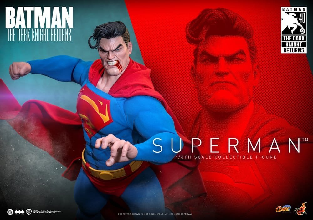 BATMAN: THE DARK KNIGHT RETURNS COMIC MASTERPIECE SUPERMAN - DC COMICS - 1/6 - HOT TOYS - Imagen 7