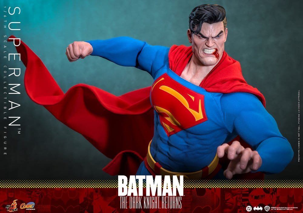 BATMAN: THE DARK KNIGHT RETURNS COMIC MASTERPIECE SUPERMAN - DC COMICS - 1/6 - HOT TOYS - Imagen 9