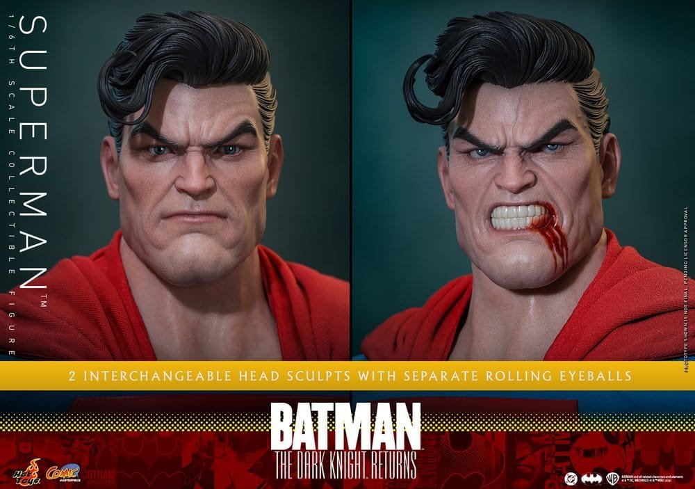 BATMAN: THE DARK KNIGHT RETURNS COMIC MASTERPIECE SUPERMAN - DC COMICS - 1/6 - HOT TOYS - Imagen 19