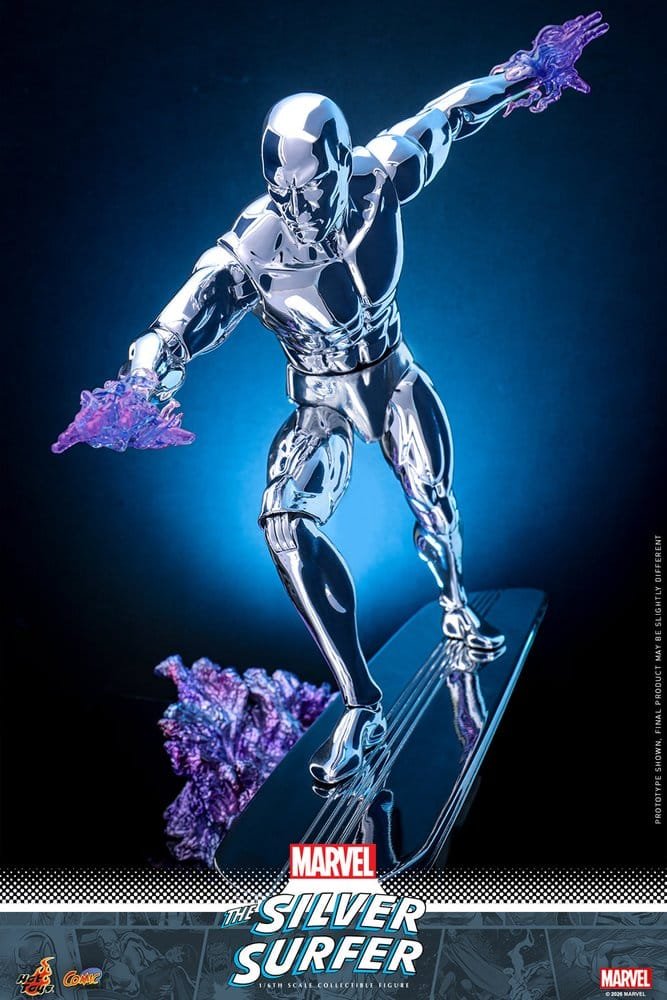 SILVER SURFER - MARVEL - FIGURA 1/6 - HOT TOYS - Imagen 4