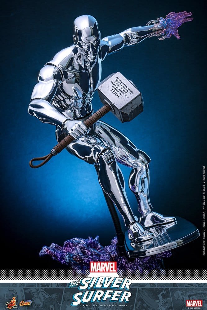 SILVER SURFER - MARVEL - FIGURA 1/6 - HOT TOYS - Imagen 5
