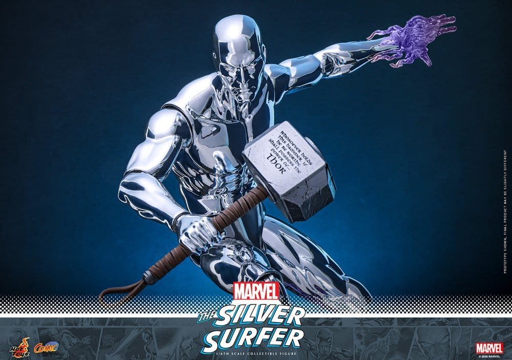 SILVER SURFER - MARVEL - FIGURA 1/6 - HOT TOYS - Imagen 9