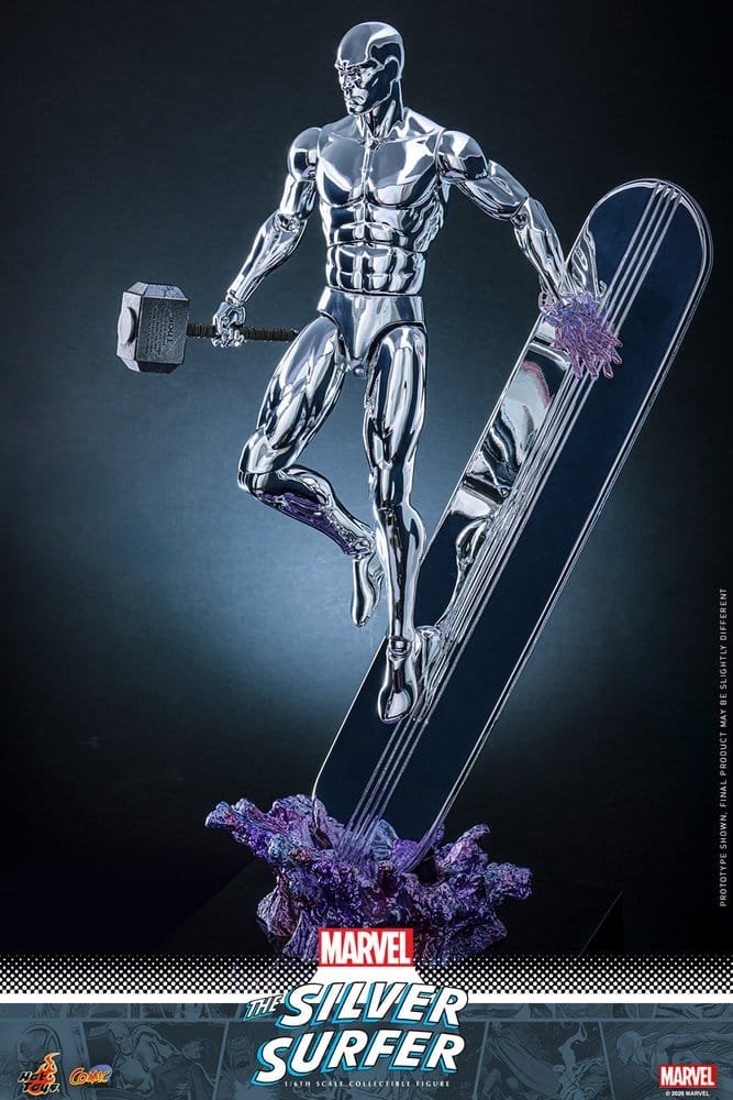 SILVER SURFER - MARVEL - FIGURA 1/6 - HOT TOYS - Imagen 10
