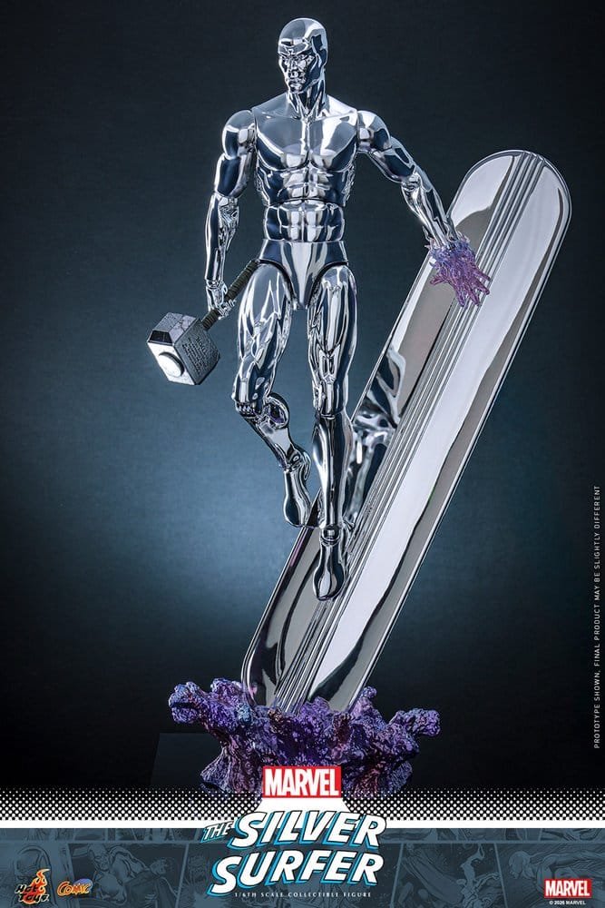 SILVER SURFER - MARVEL - FIGURA 1/6 - HOT TOYS - Imagen 11