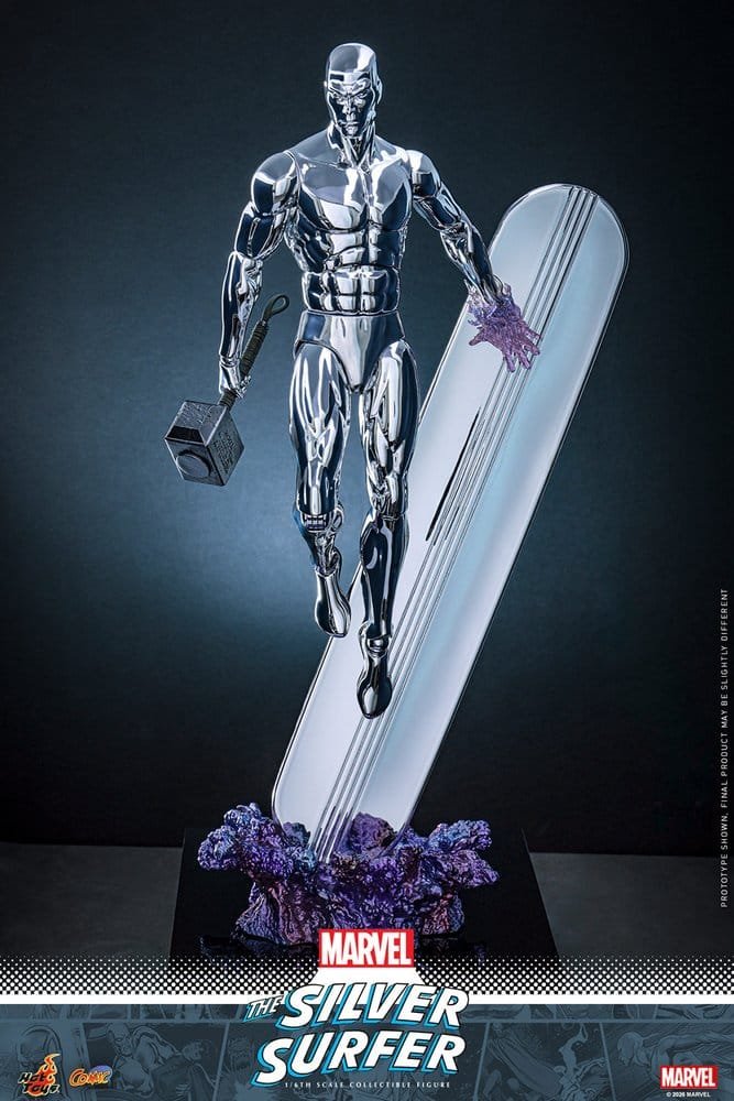 SILVER SURFER - MARVEL - FIGURA 1/6 - HOT TOYS - Imagen 12