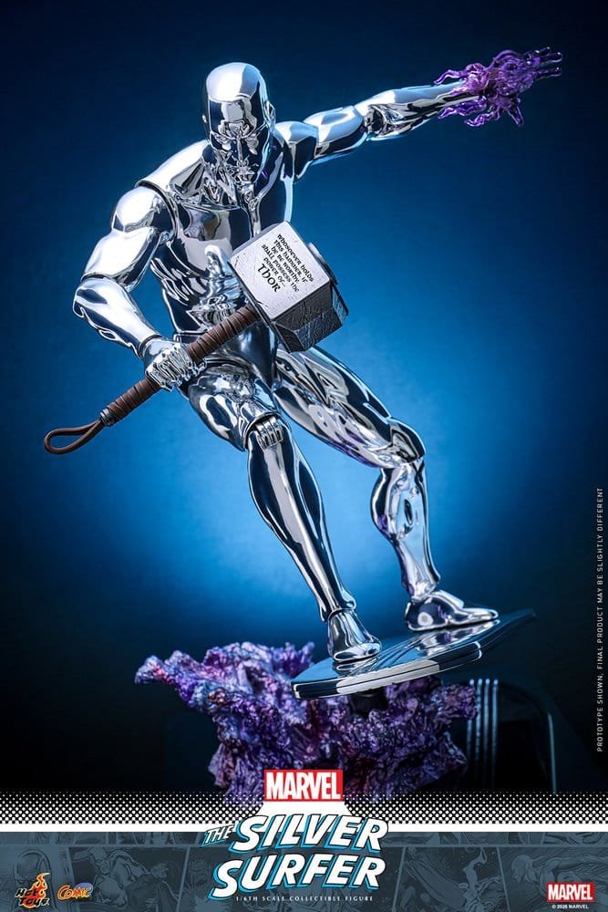 SILVER SURFER - MARVEL - FIGURA 1/6 - HOT TOYS - Imagen 15