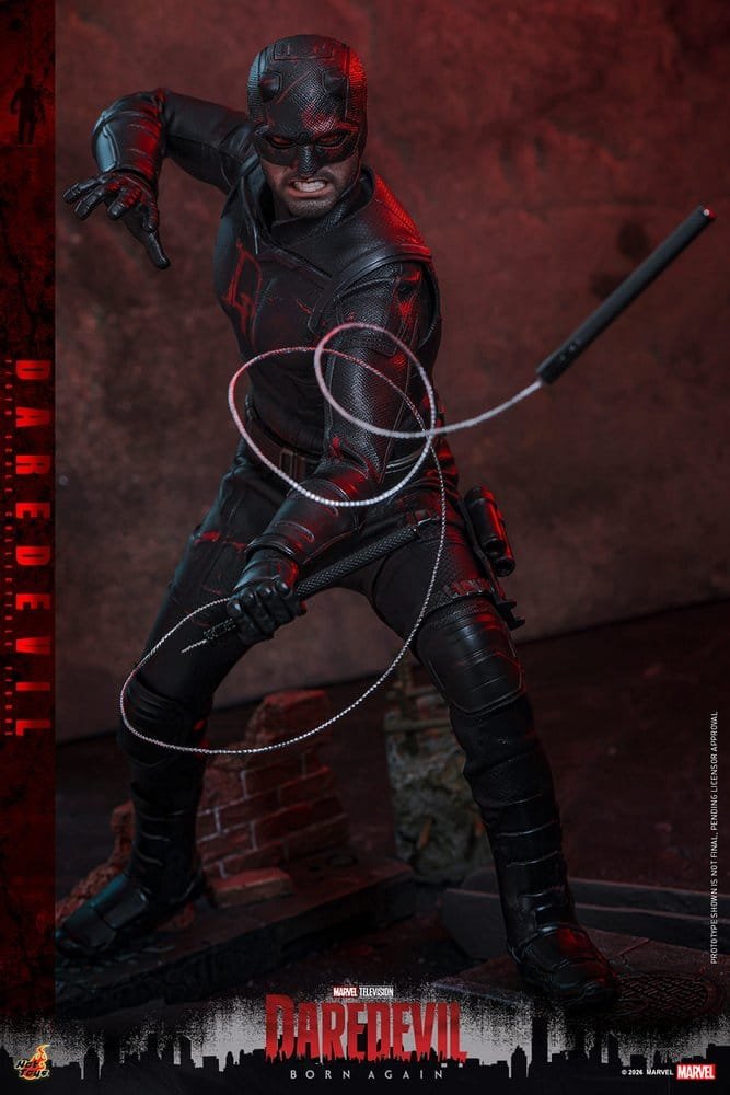 DAREDEVIL: BORN AGAIN DAREDEVIL - MARVEL - FIGURA 1/6 - HOT TOYS - Imagen 13